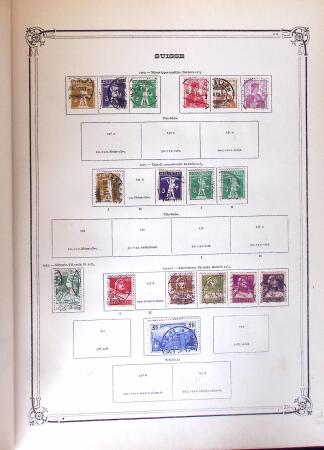 1850-1997, Selection of Switzerland in seven stockbooks
