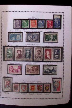 1860-2014, Collection de France en huit albums et classeurs,