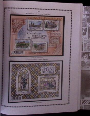 1860-2014, Collection de France en huit albums et classeurs,