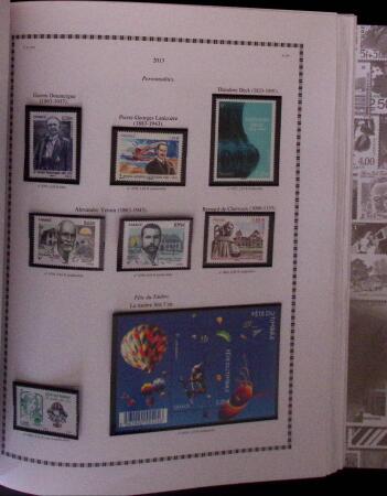 1860-2014, Collection de France en huit albums et classeurs,
