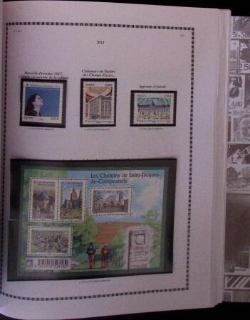 1860-2014, Collection de France en huit albums et classeurs,