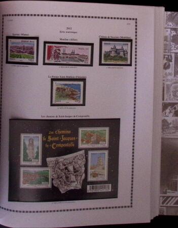 1860-2014, Collection de France en huit albums et classeurs,