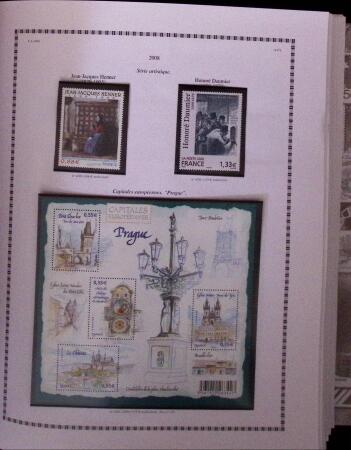 1860-2014, Collection de France en huit albums et classeurs,