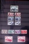 1900-95, Belle collection de France en neuf classeurs,