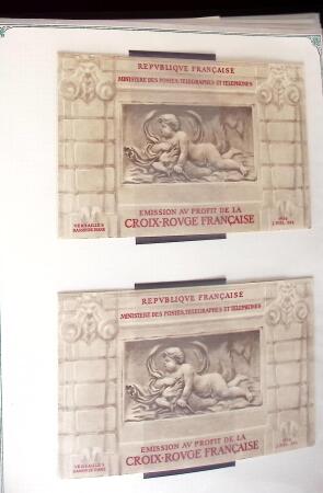 1900-95, Belle collection de France en neuf classeurs,