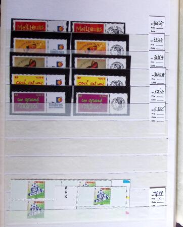 1900-2000, Collection de France et des Dom-Tom en sept