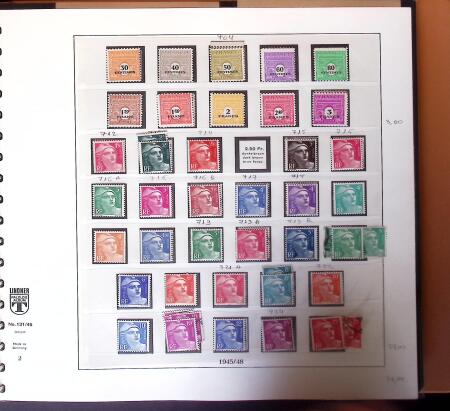 1900-2005, Collection de France principalement neuve