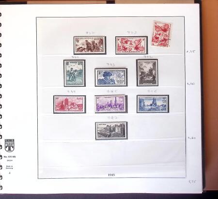 1900-2005, Collection de France principalement neuve
