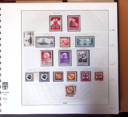 1900-2005, Collection de France principalement neuve