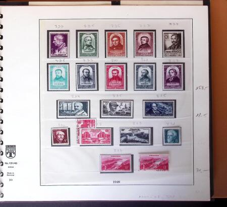 1900-2005, Collection de France principalement neuve