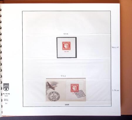 1900-2005, Collection de France principalement neuve