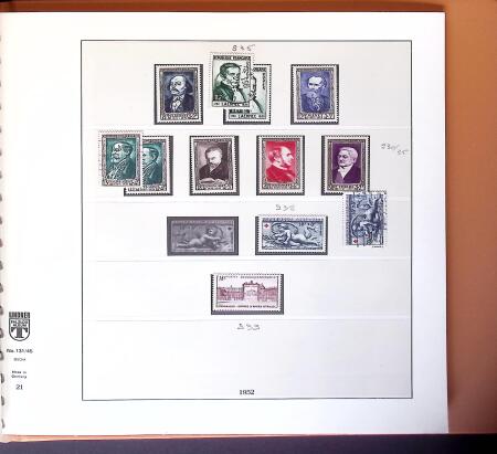 1900-2005, Collection de France principalement neuve