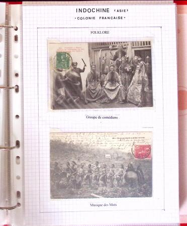 1886-1970, Collection d'Indochine en cinq classeurs