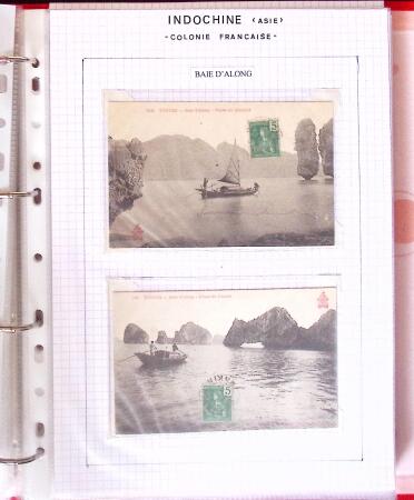 1886-1970, Collection d'Indochine en cinq classeurs