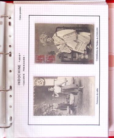 1886-1970, Collection d'Indochine en cinq classeurs