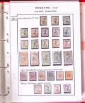 1886-1970, Collection d'Indochine en cinq classeurs