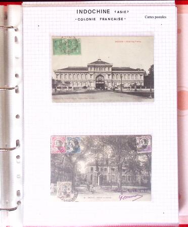 1886-1970, Collection d'Indochine en cinq classeurs
