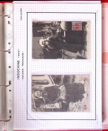 1886-1970, Collection d'Indochine en cinq classeurs