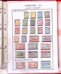 1886-1970, Collection d'Indochine en cinq classeurs