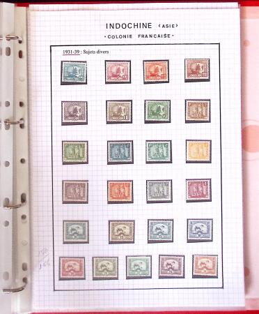 1886-1970, Collection d'Indochine en cinq classeurs