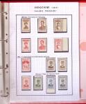 1886-1970, Collection d'Indochine en cinq classeurs