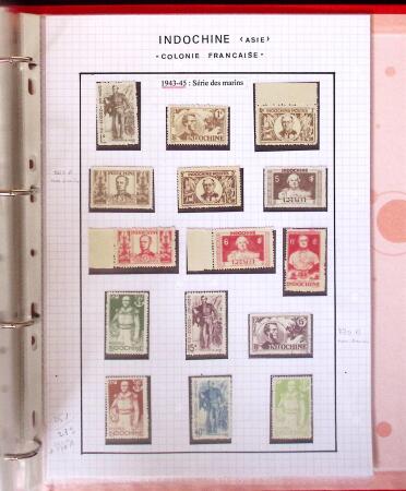 1886-1970, Collection d'Indochine en cinq classeurs