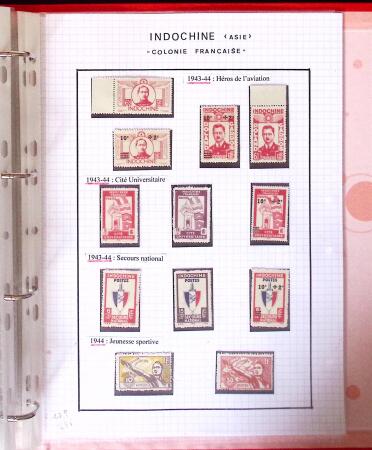 1886-1970, Collection d'Indochine en cinq classeurs