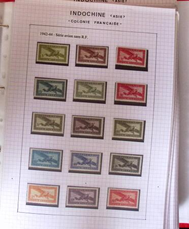1886-1970, Collection d'Indochine en cinq classeurs