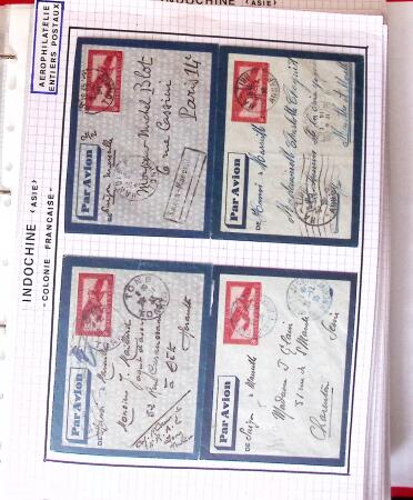 1886-1970, Collection d'Indochine en cinq classeurs
