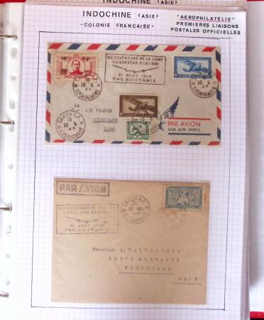 1886-1970, Collection d'Indochine en cinq classeurs