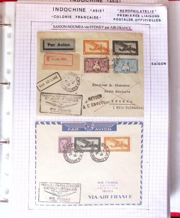 1886-1970, Collection d'Indochine en cinq classeurs