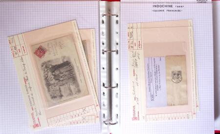 1886-1970, Collection d'Indochine en cinq classeurs
