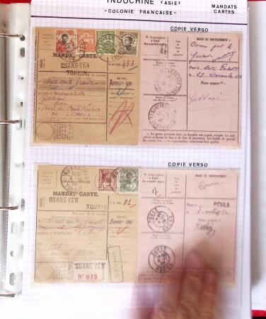 1886-1970, Collection d'Indochine en cinq classeurs
