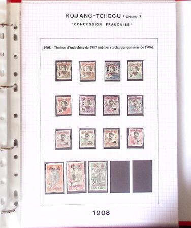 1886-1970, Collection d'Indochine en cinq classeurs