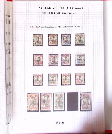 1886-1970, Collection d'Indochine en cinq classeurs