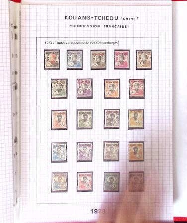1886-1970, Collection d'Indochine en cinq classeurs