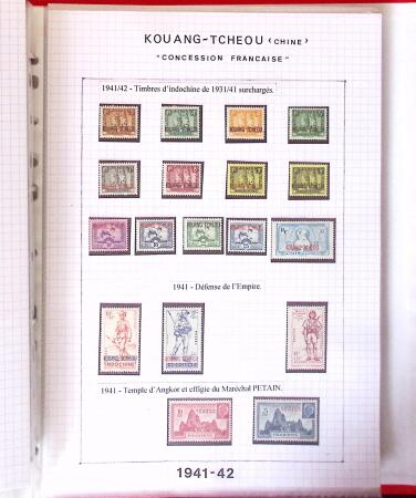 1886-1970, Collection d'Indochine en cinq classeurs