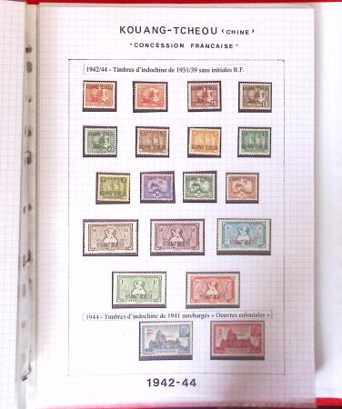 1886-1970, Collection d'Indochine en cinq classeurs