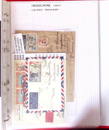 1886-1970, Collection d'Indochine en cinq classeurs