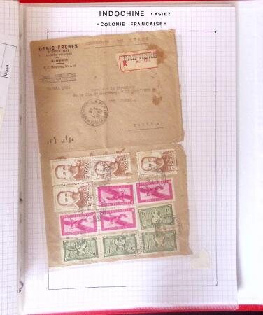 1886-1970, Collection d'Indochine en cinq classeurs