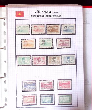 1886-1970, Collection d'Indochine en cinq classeurs