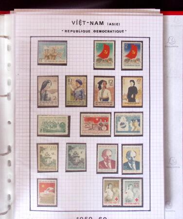 1886-1970, Collection d'Indochine en cinq classeurs