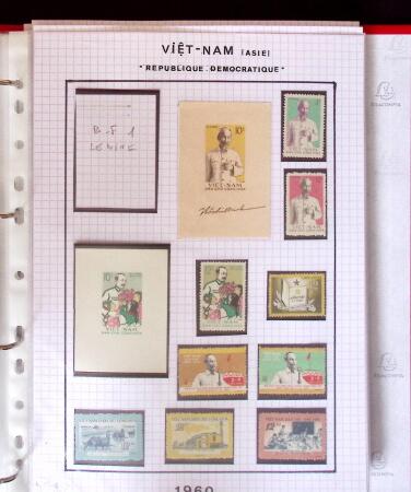 1886-1970, Collection d'Indochine en cinq classeurs