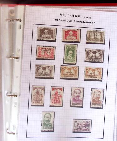 1886-1970, Collection d'Indochine en cinq classeurs