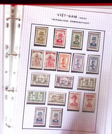 1886-1970, Collection d'Indochine en cinq classeurs