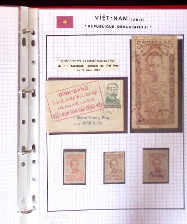 1886-1970, Collection d'Indochine en cinq classeurs