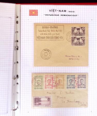 1886-1970, Collection d'Indochine en cinq classeurs