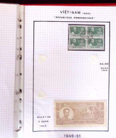 1886-1970, Collection d'Indochine en cinq classeurs
