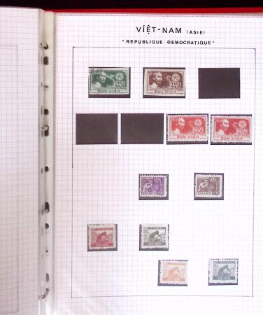 1886-1970, Collection d'Indochine en cinq classeurs