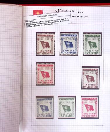 1886-1970, Collection d'Indochine en cinq classeurs